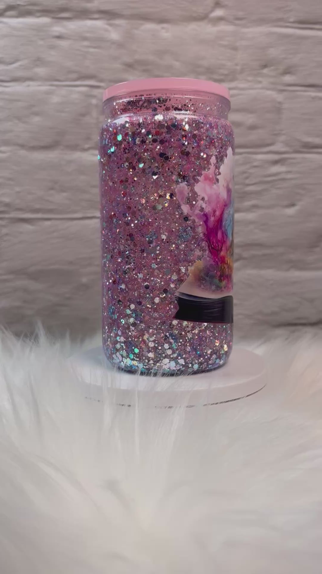 12oz Acrylic Snow Globe Fast Flow