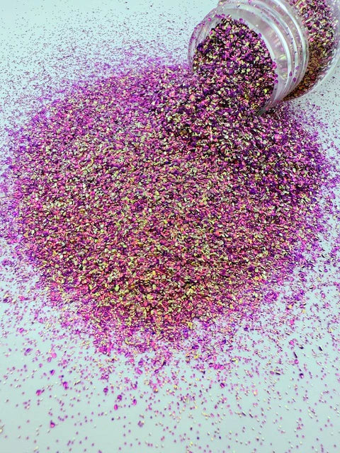 3D Bubble Glitter 14 - Purple