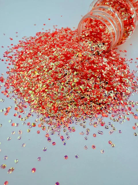 3D Bubble Glitter 15 - Coral