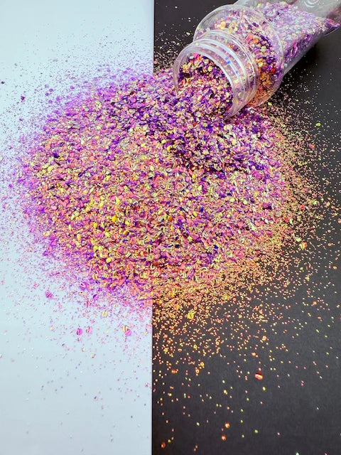 3D Bubble Glitter 24 - Purple