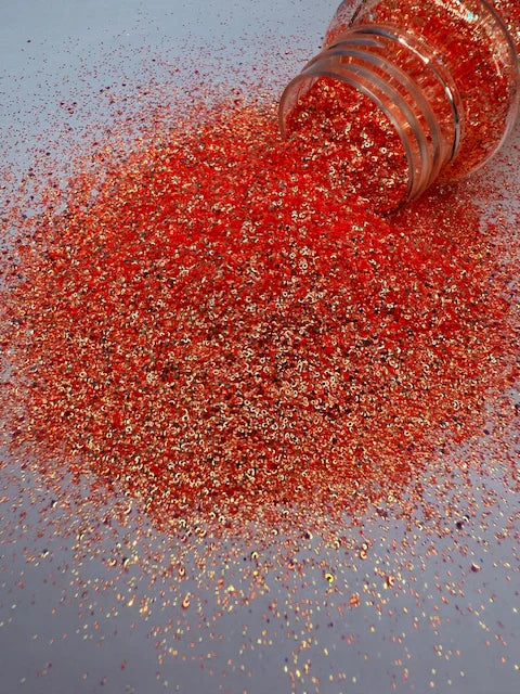 3D Bubble Glitter 6 - Orange