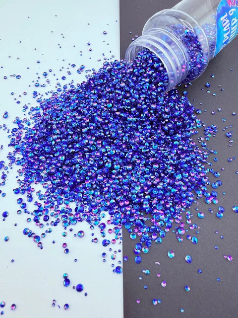 3D Pearl Glitter 9 - Blue Pink Green