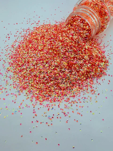 3D Bubble Glitter 18 - Yellow Pink Orange