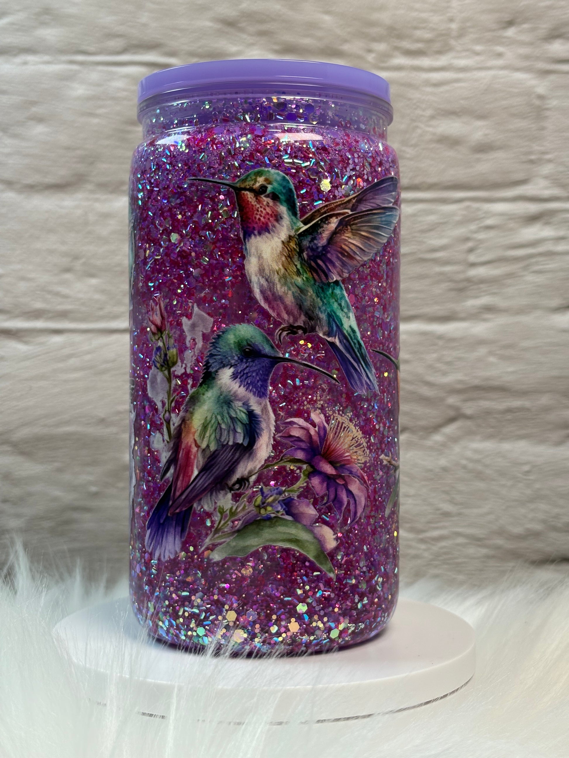 12oz Acrylic Snow Globe Fast Flow