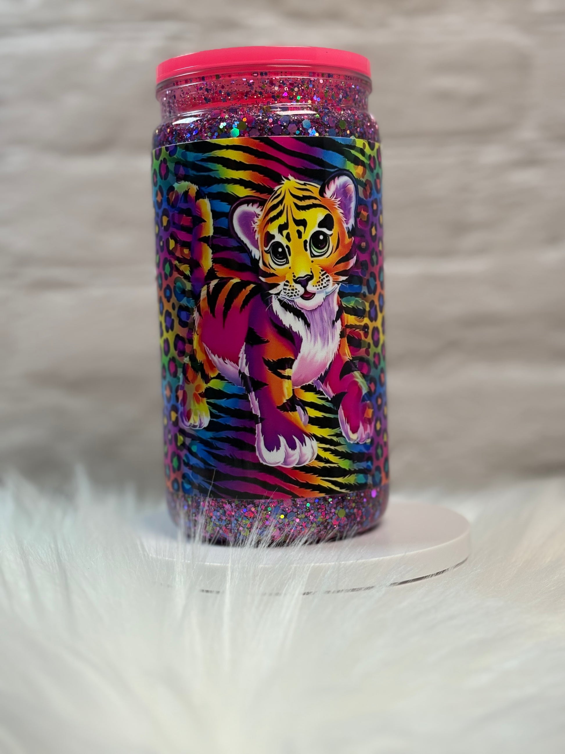 12oz Acrylic Snow Globe Suspended Flow
