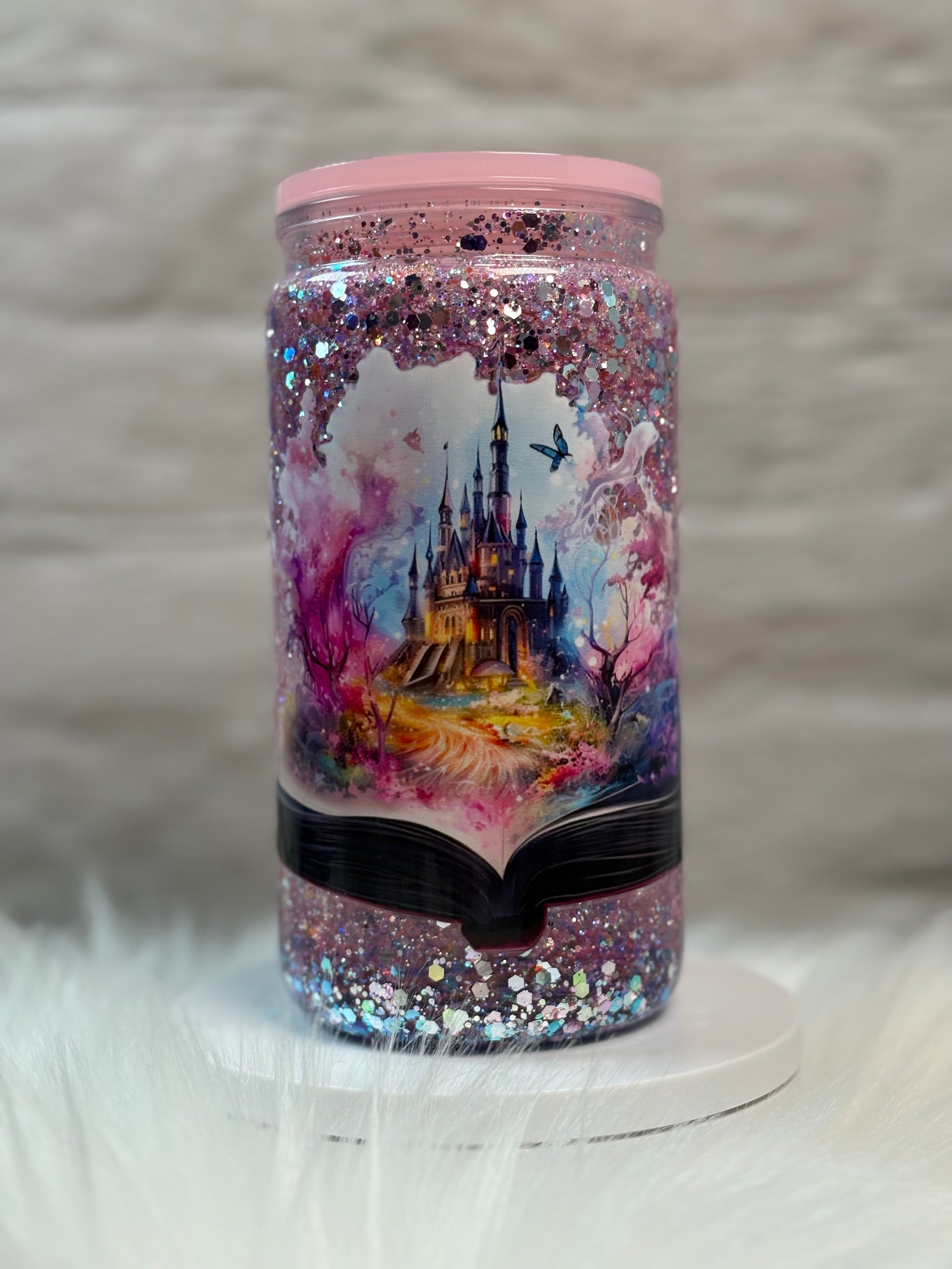 12oz Acrylic Snow Globe Fast Flow