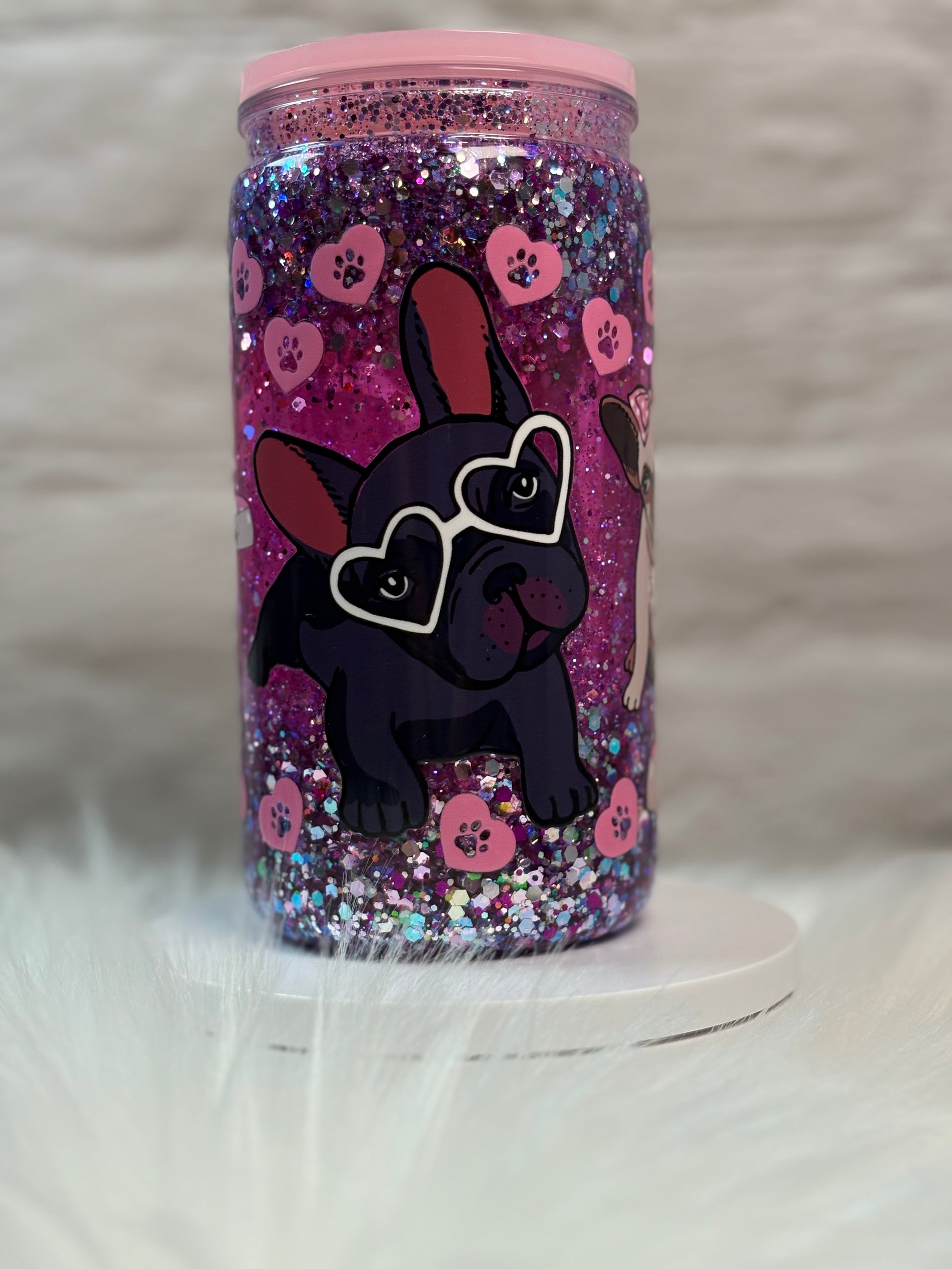 12oz Acrylic Snow Globe Fast Flow