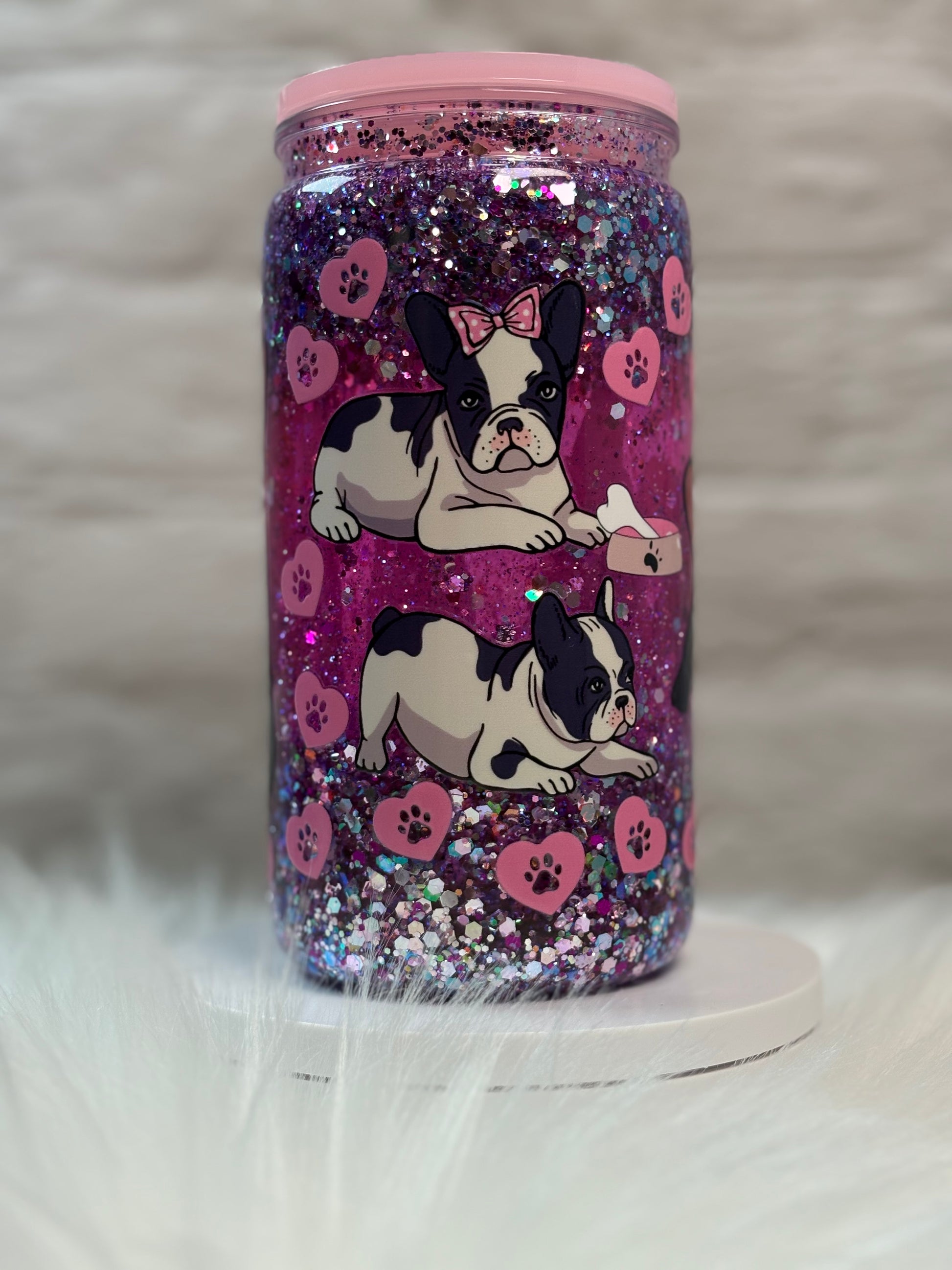 12oz Acrylic Snow Globe Fast Flow