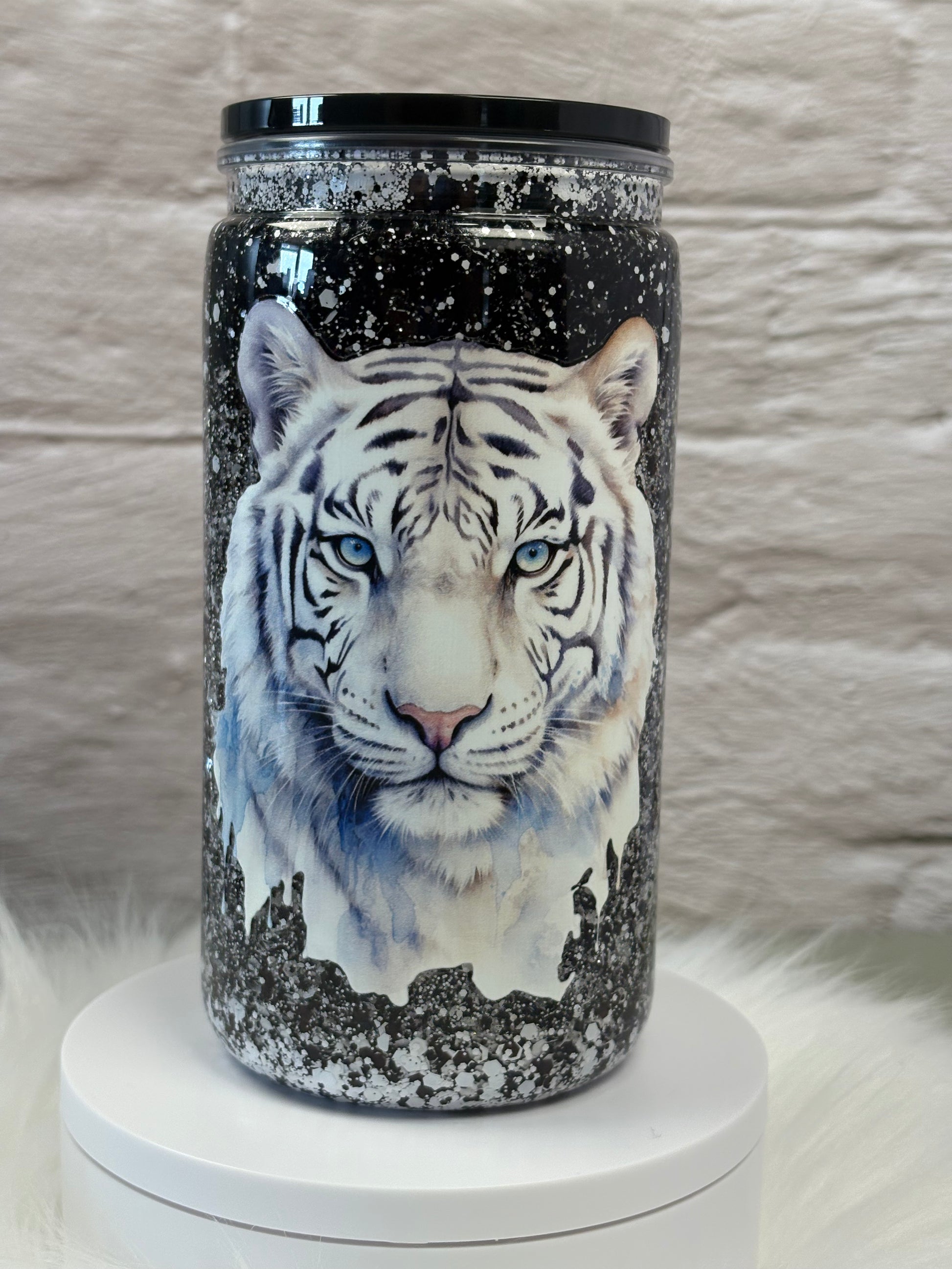 12oz Acrylic Snow Globe Fast Flow