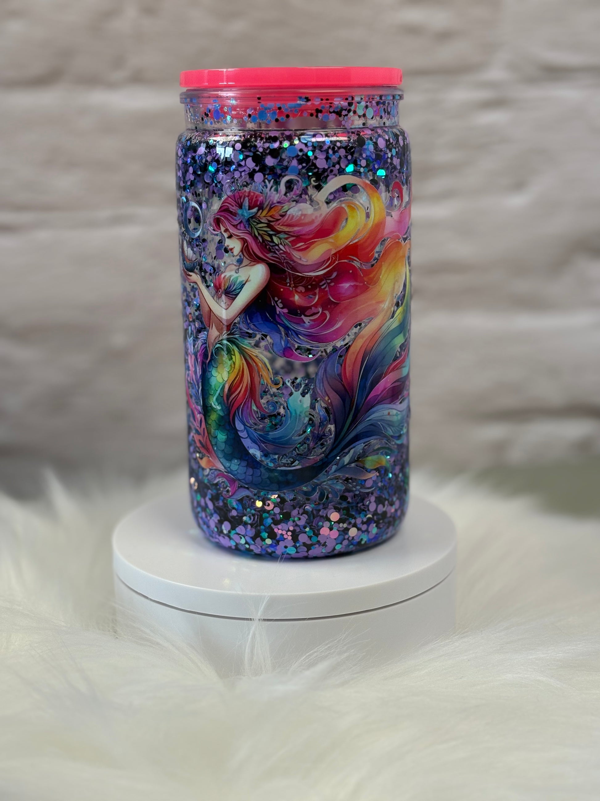 12oz Acrylic Snow Globe Fast Flow