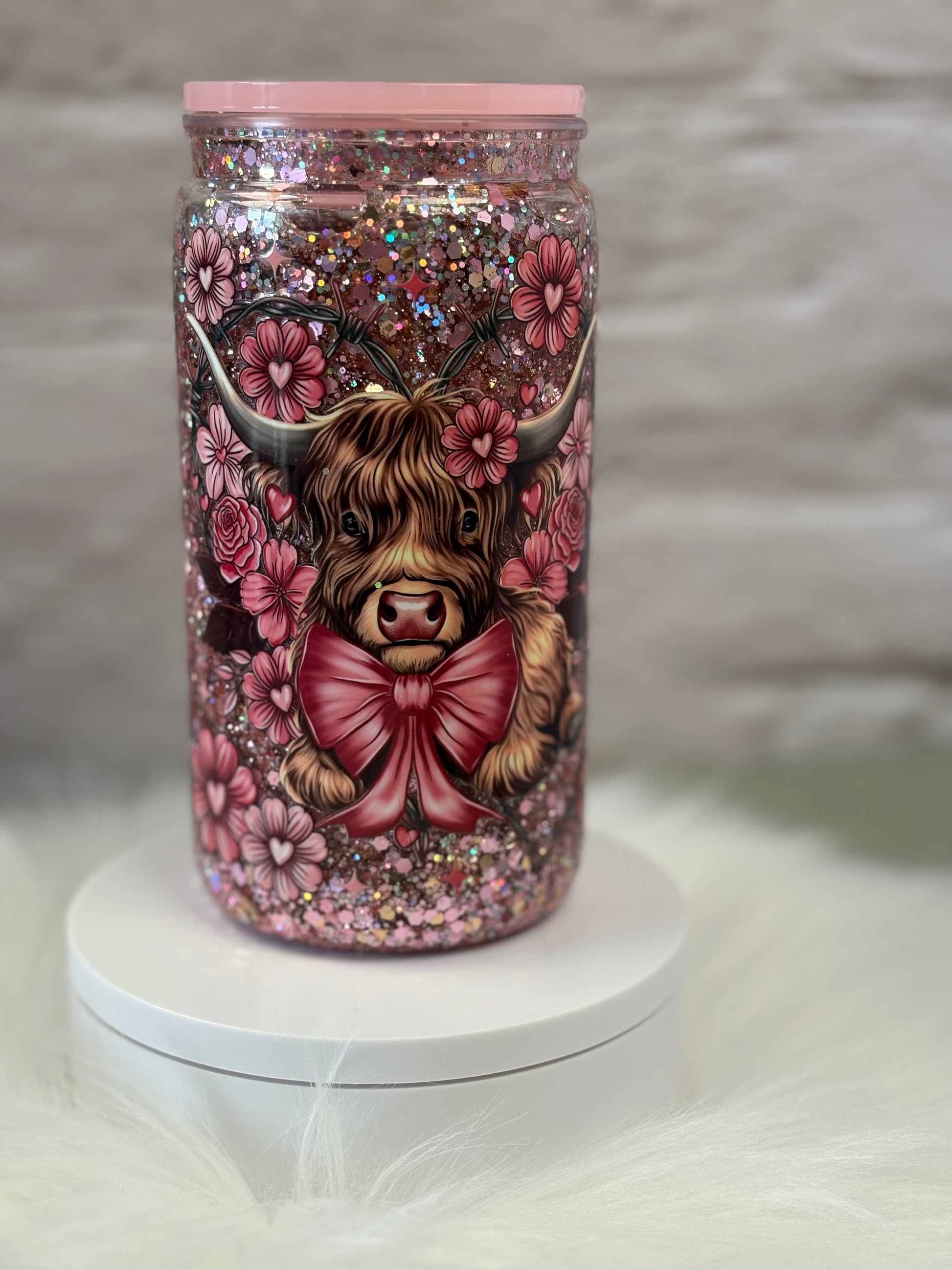 12oz Acrylic Snow Globe Slow Flow