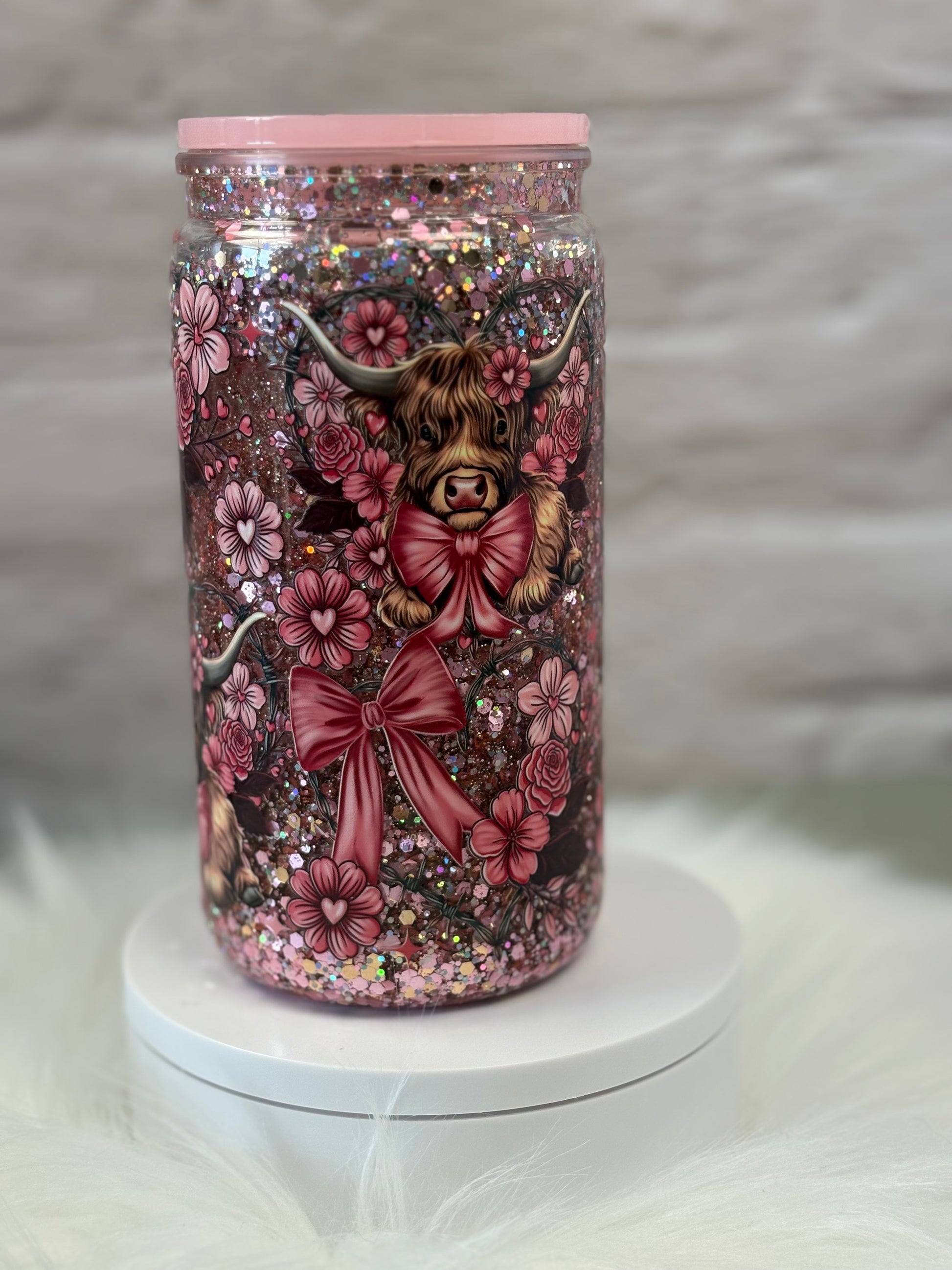 12oz Acrylic Snow Globe Slow Flow