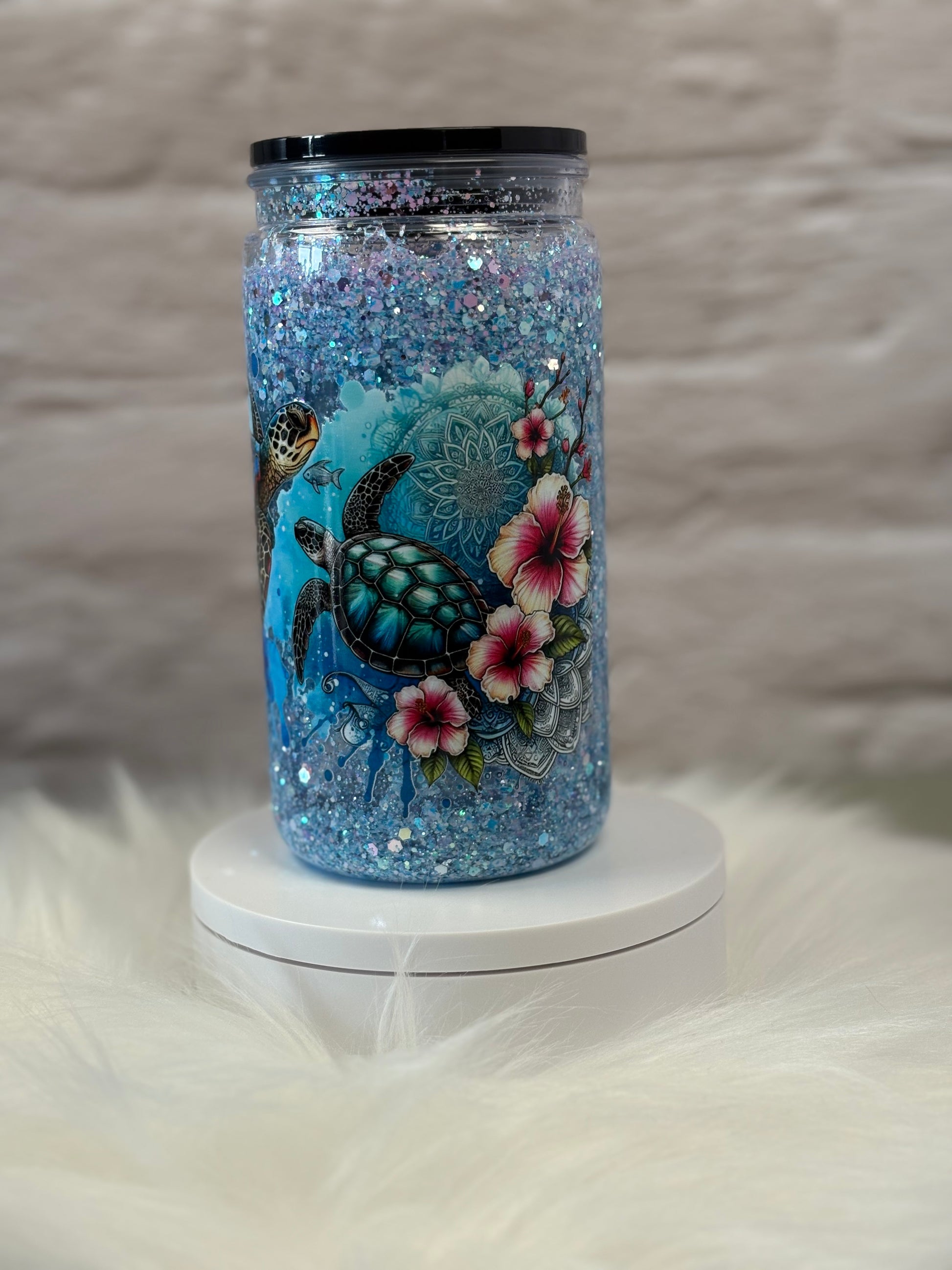 12oz Acrylic Snow Globe Fast Flow