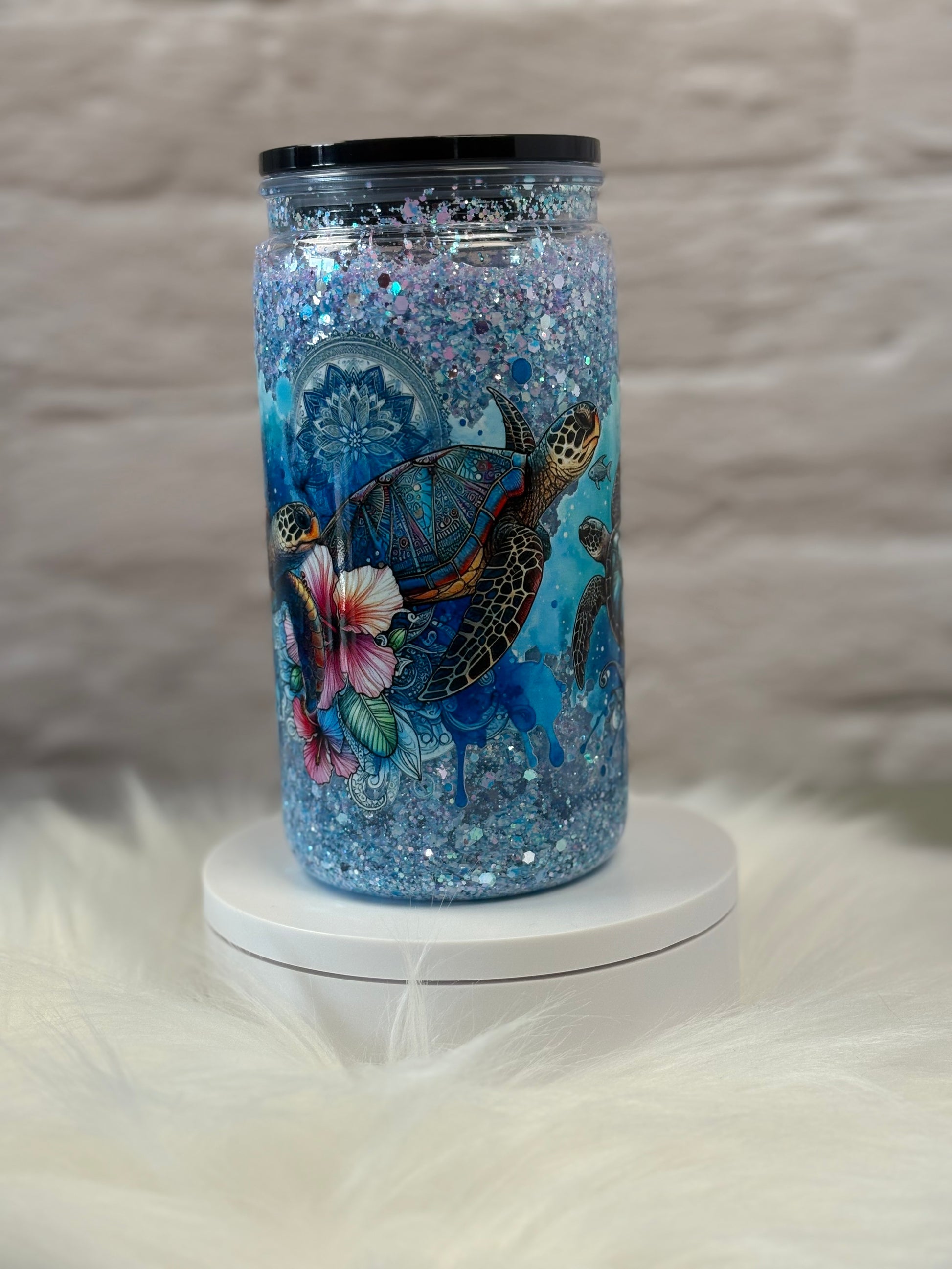 12oz Acrylic Snow Globe Fast Flow