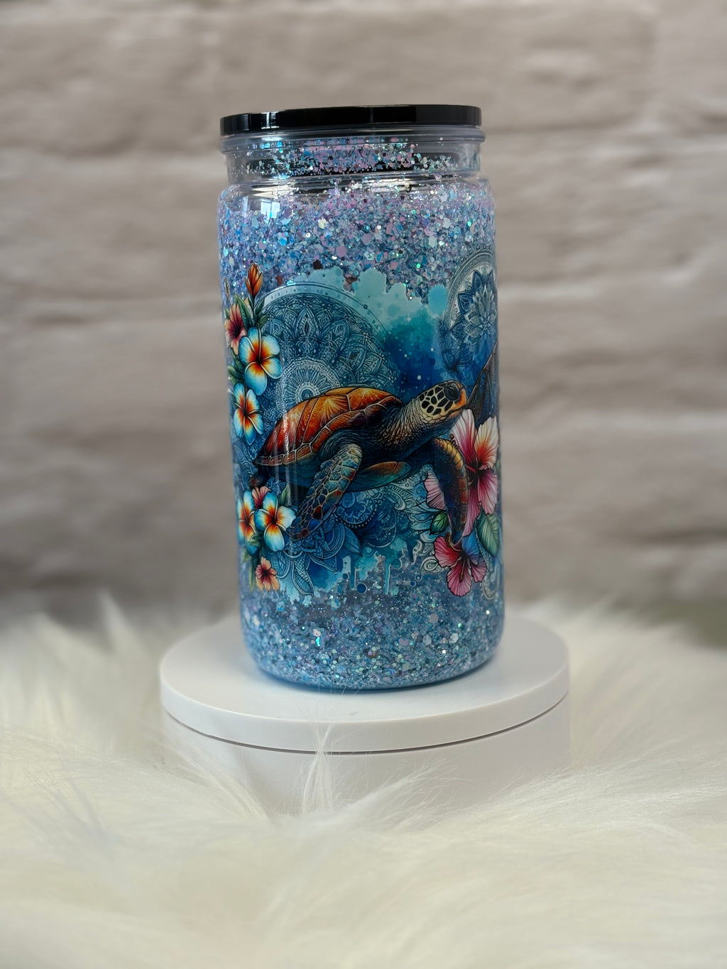 12oz Acrylic Snow Globe Fast Flow