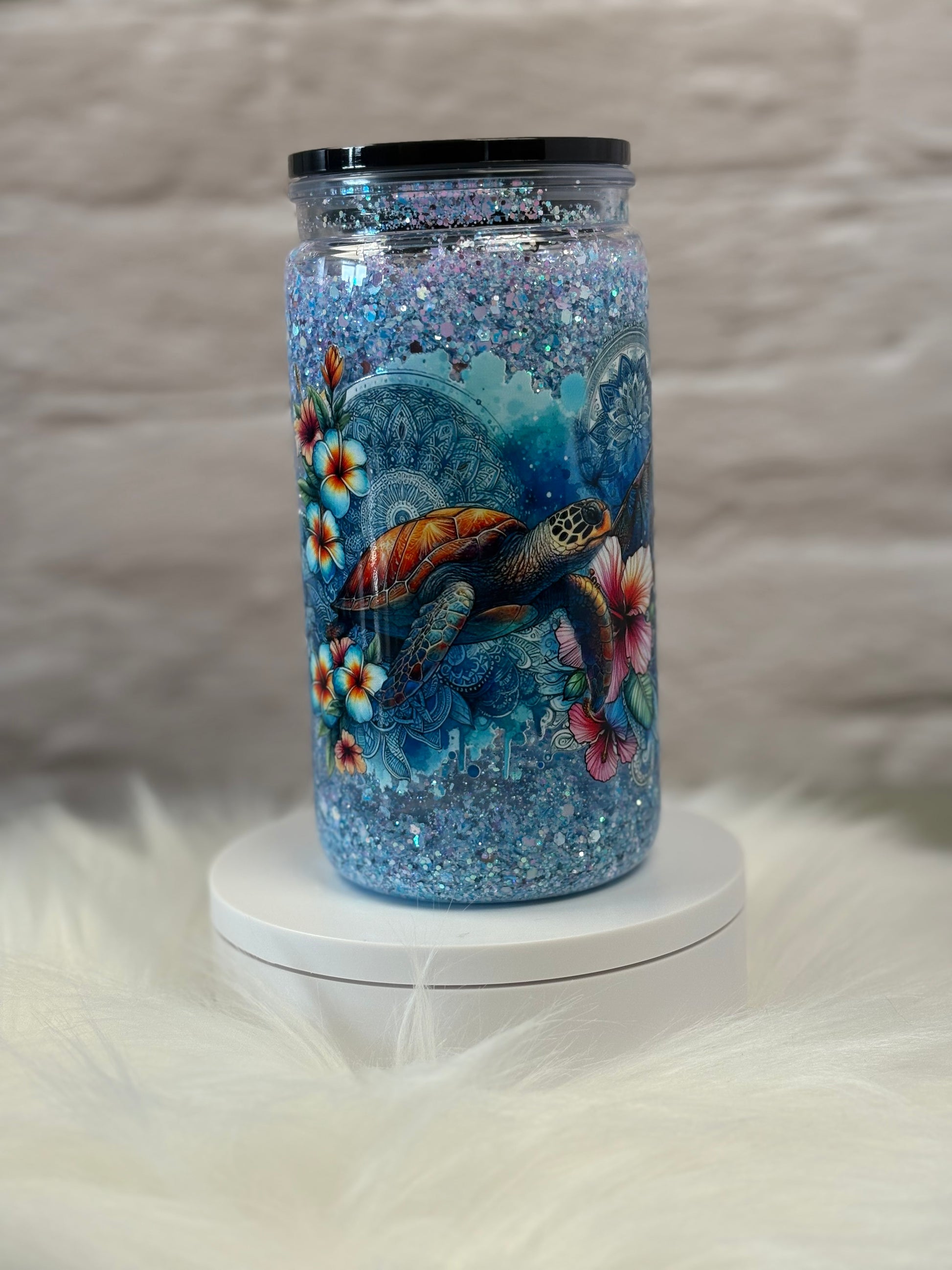 12oz Acrylic Snow Globe Fast Flow