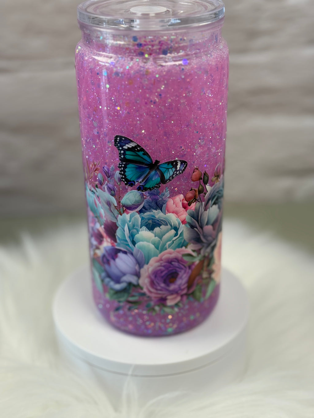 16oz Acrylic Snow Globe Slow Flow