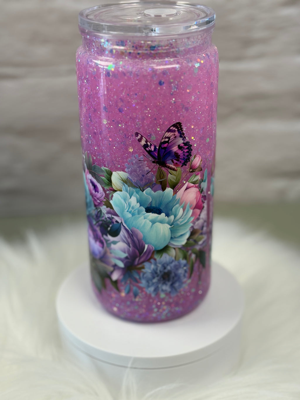 16oz Acrylic Snow Globe Slow Flow