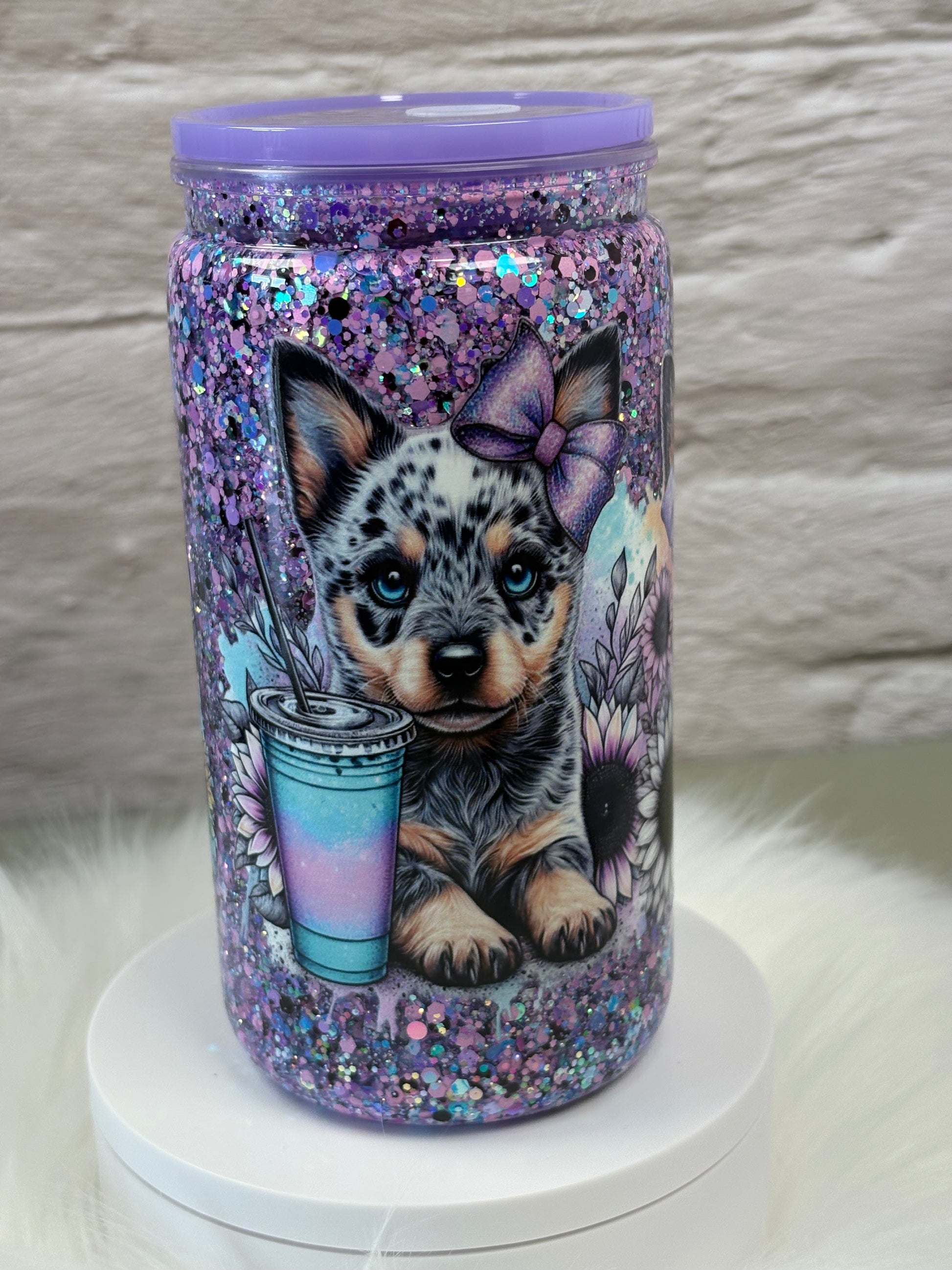 12oz Acrylic Snow Globe Slow Flow