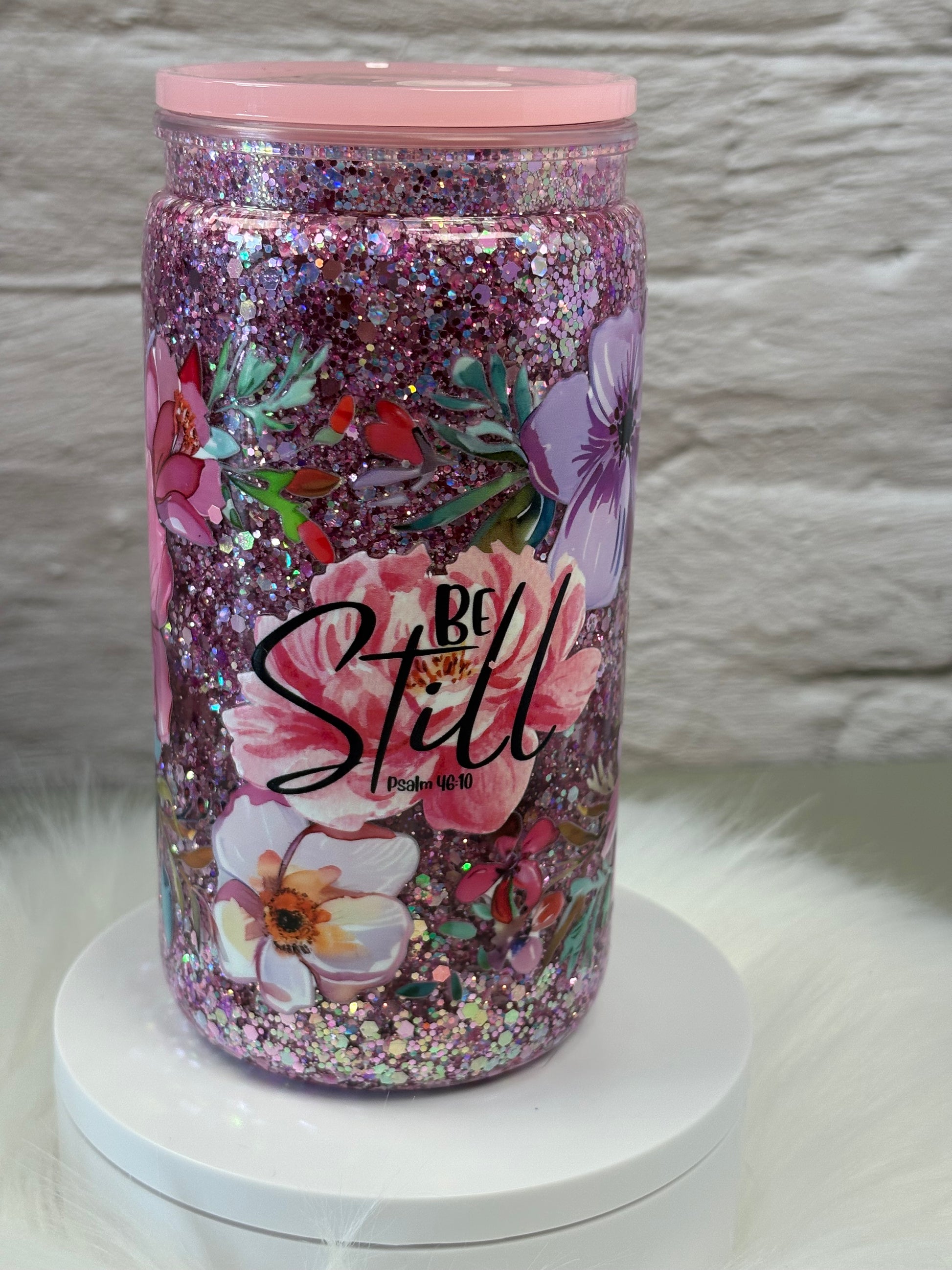 12oz Acrylic Snow Globe Slow Flow