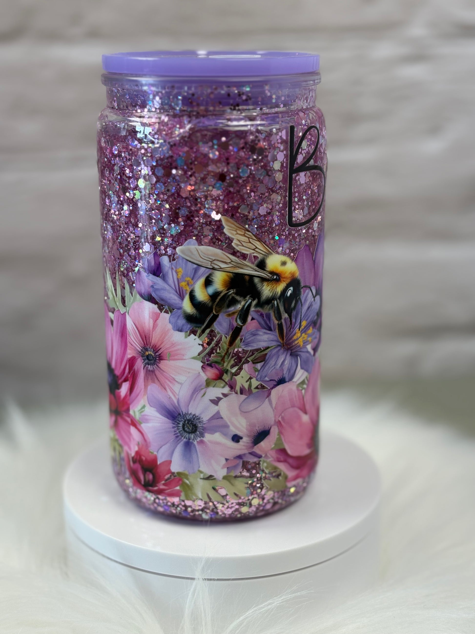 12oz Acrylic Snow Globe Slow Flow