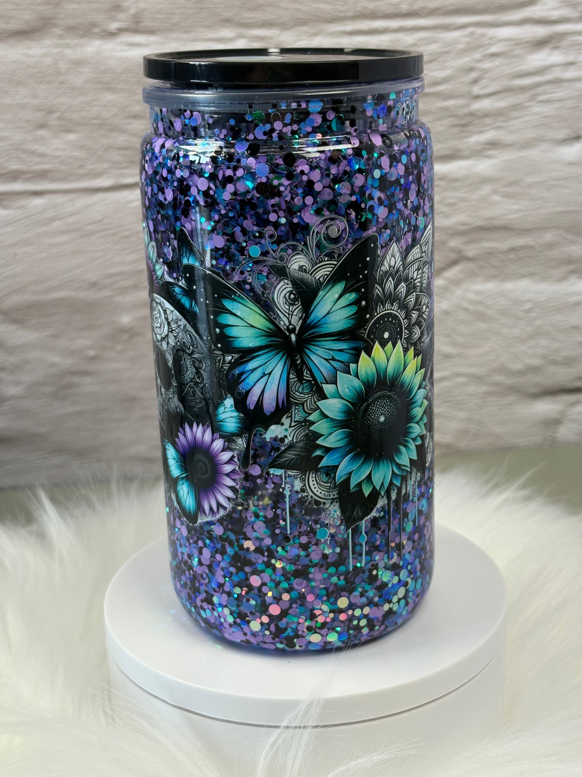 12oz Acrylic Snow Globe Slow Flow