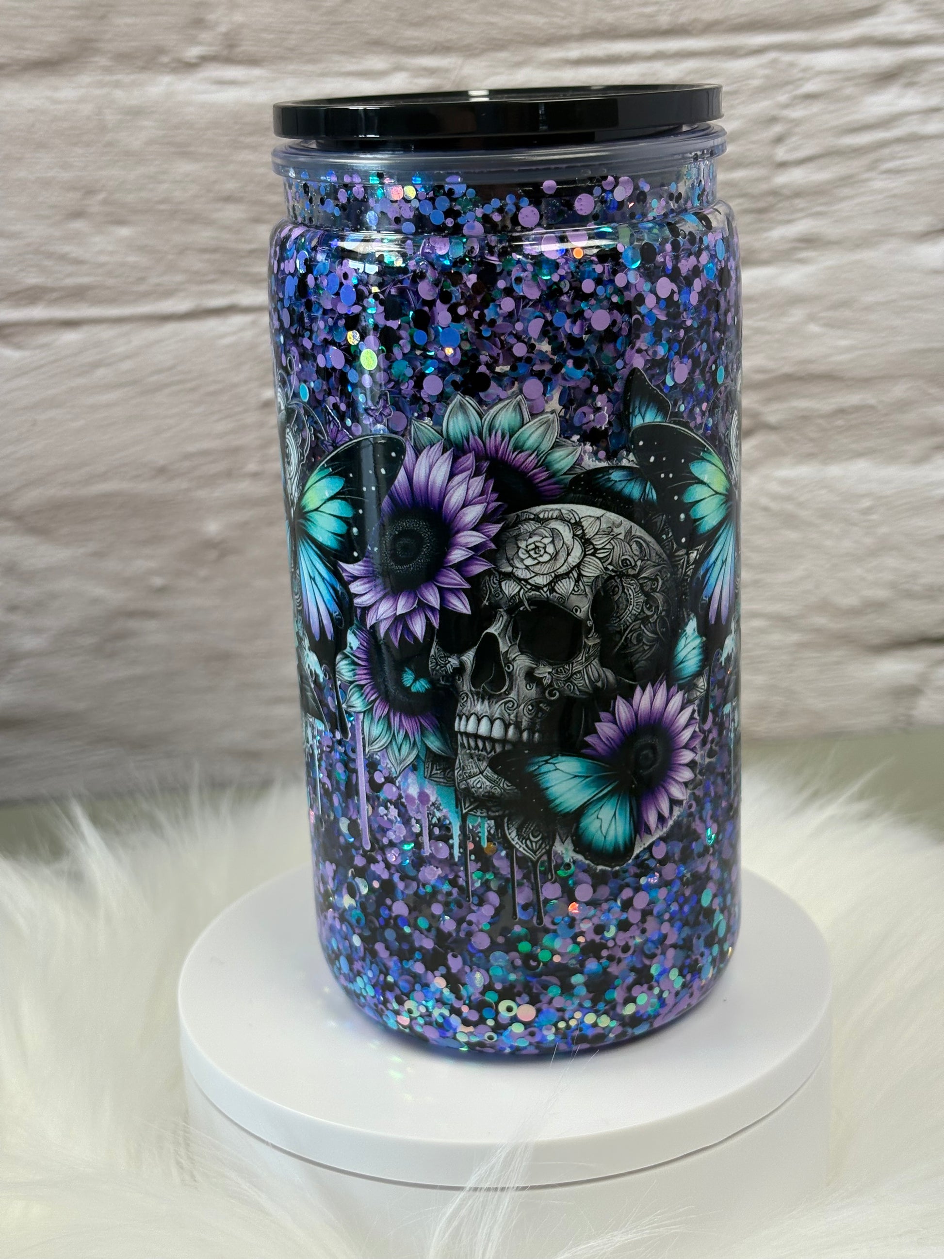 12oz Acrylic Snow Globe Slow Flow
