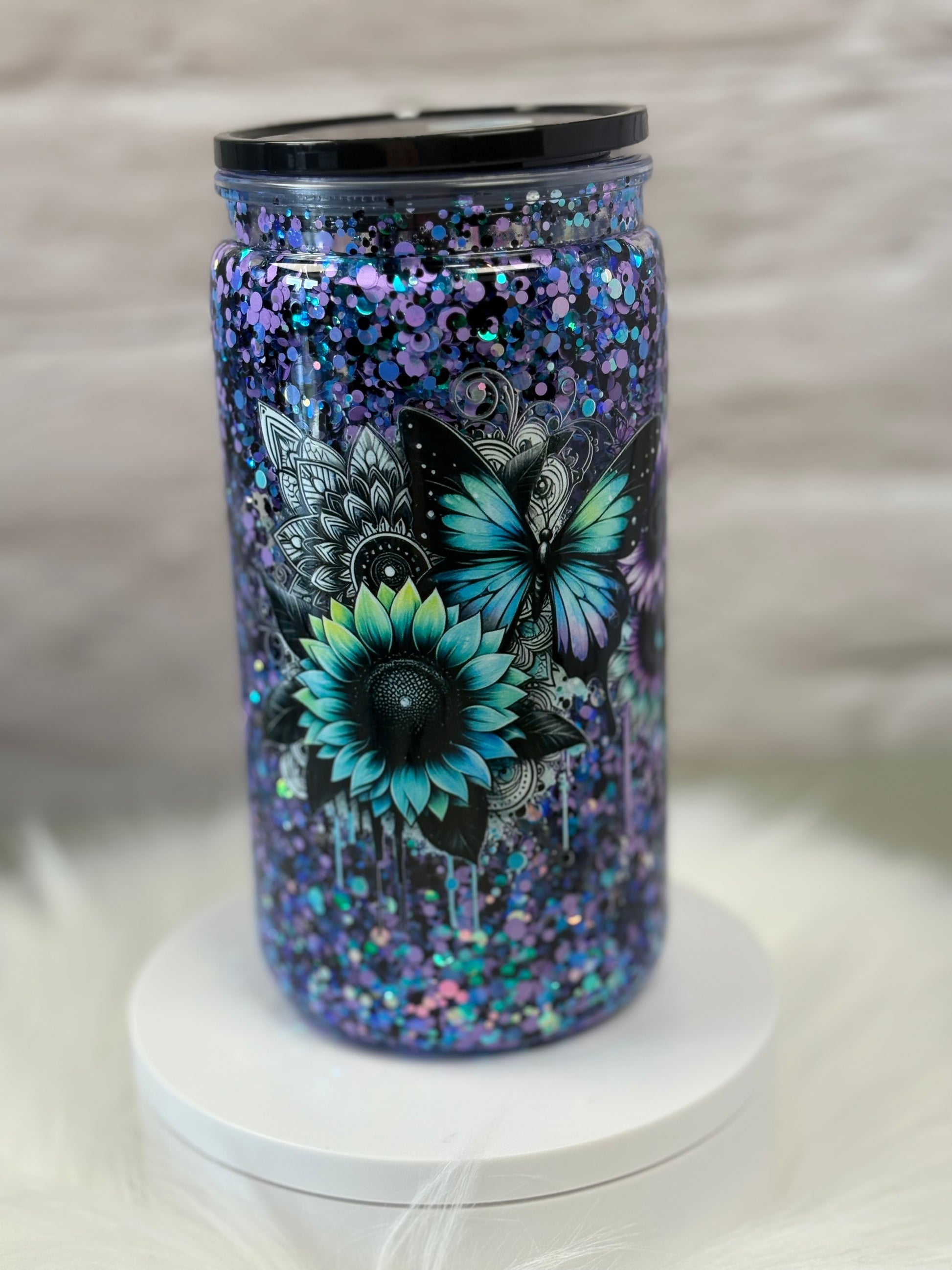 12oz Acrylic Snow Globe Slow Flow