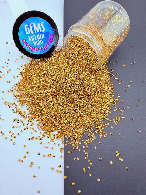 Metallic Gold Gems