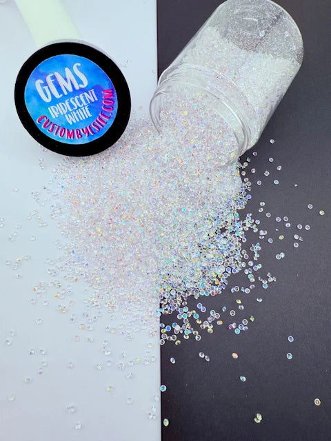 White Iridescent Gems