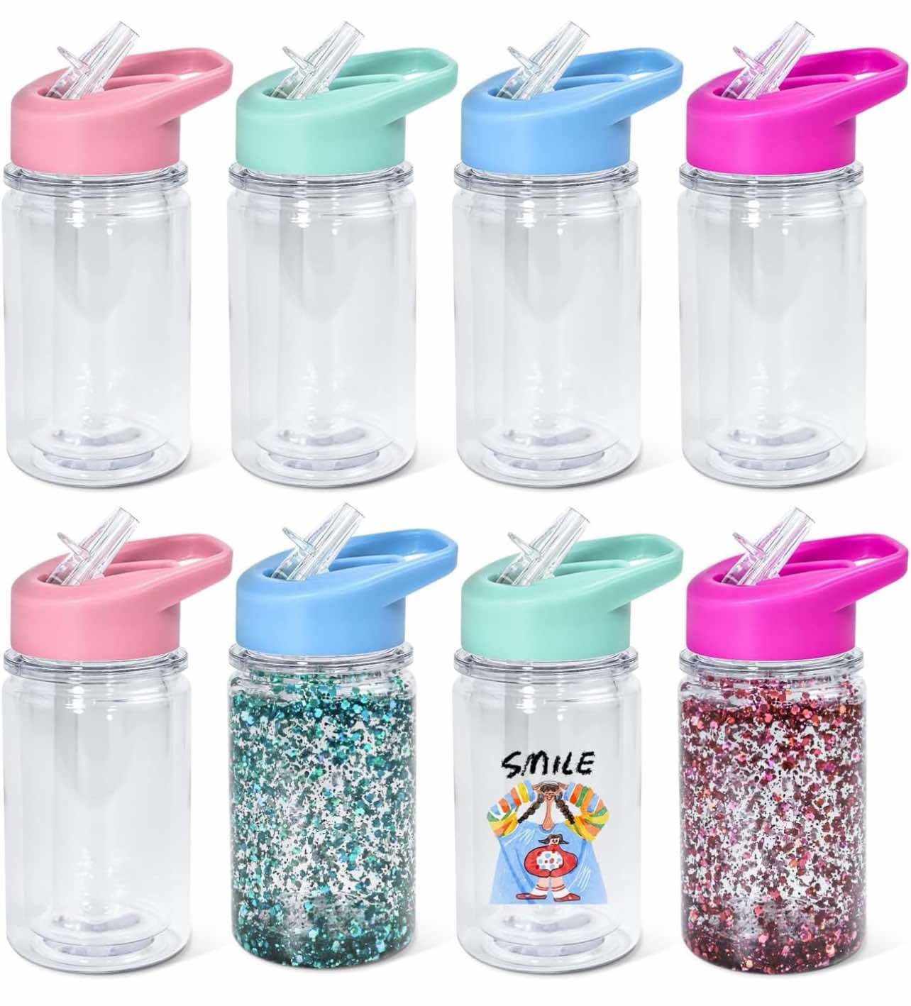 Kids 10oz Acrylic Snowglobe Tumbler