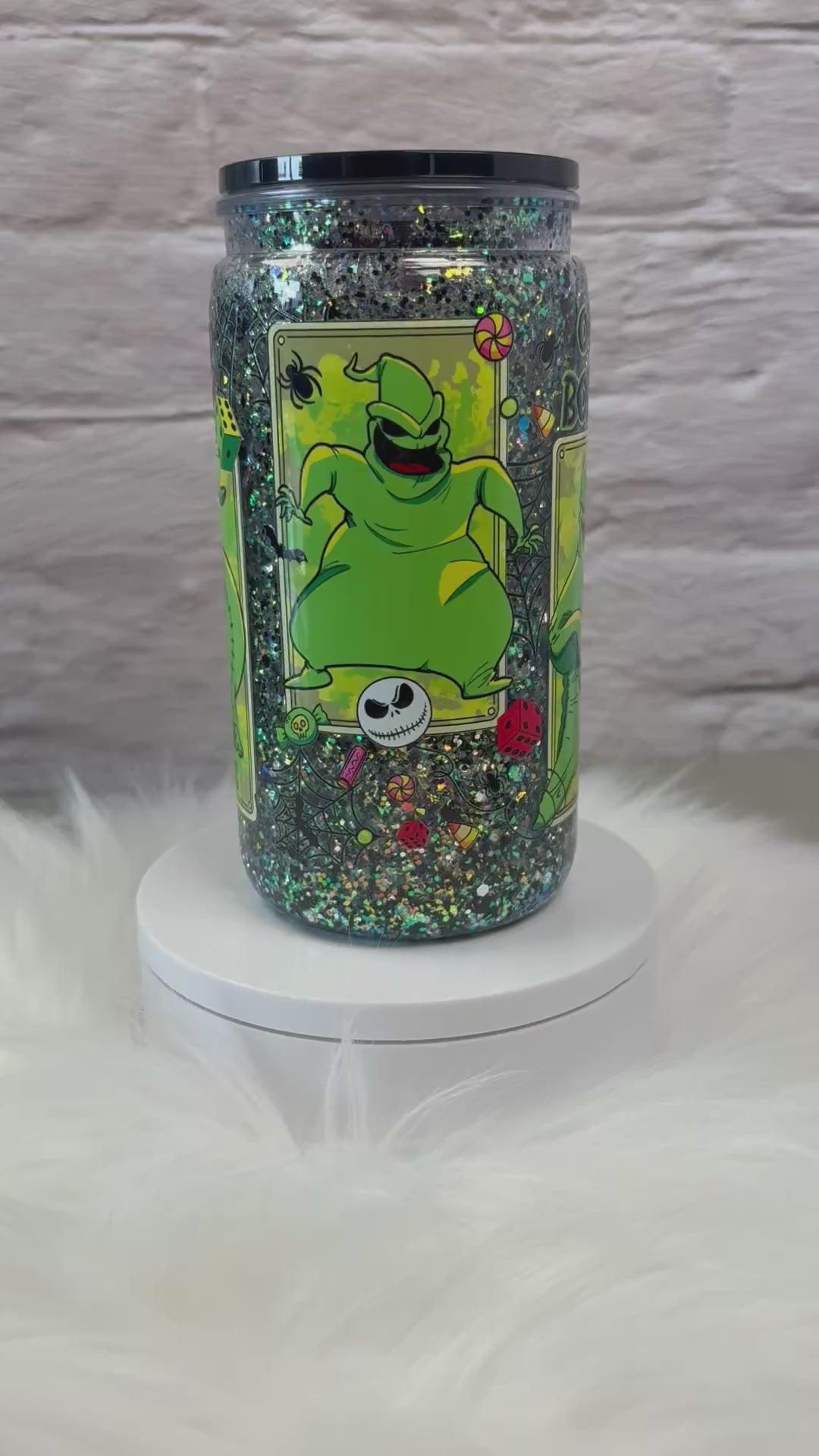 12oz Acrylic Snow Globe Fast Flow