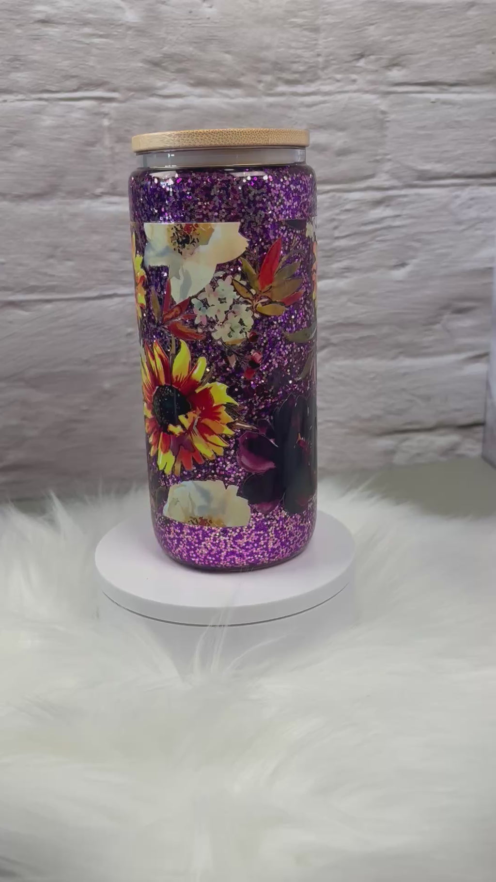 16oz Glass Snow Globe Fast Flow