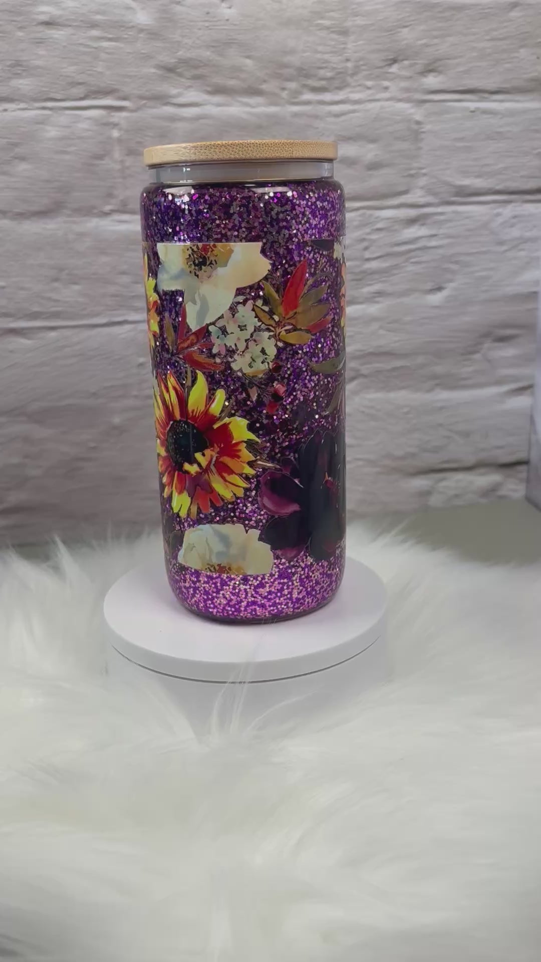 16oz Glass Snow Globe Fast Flow