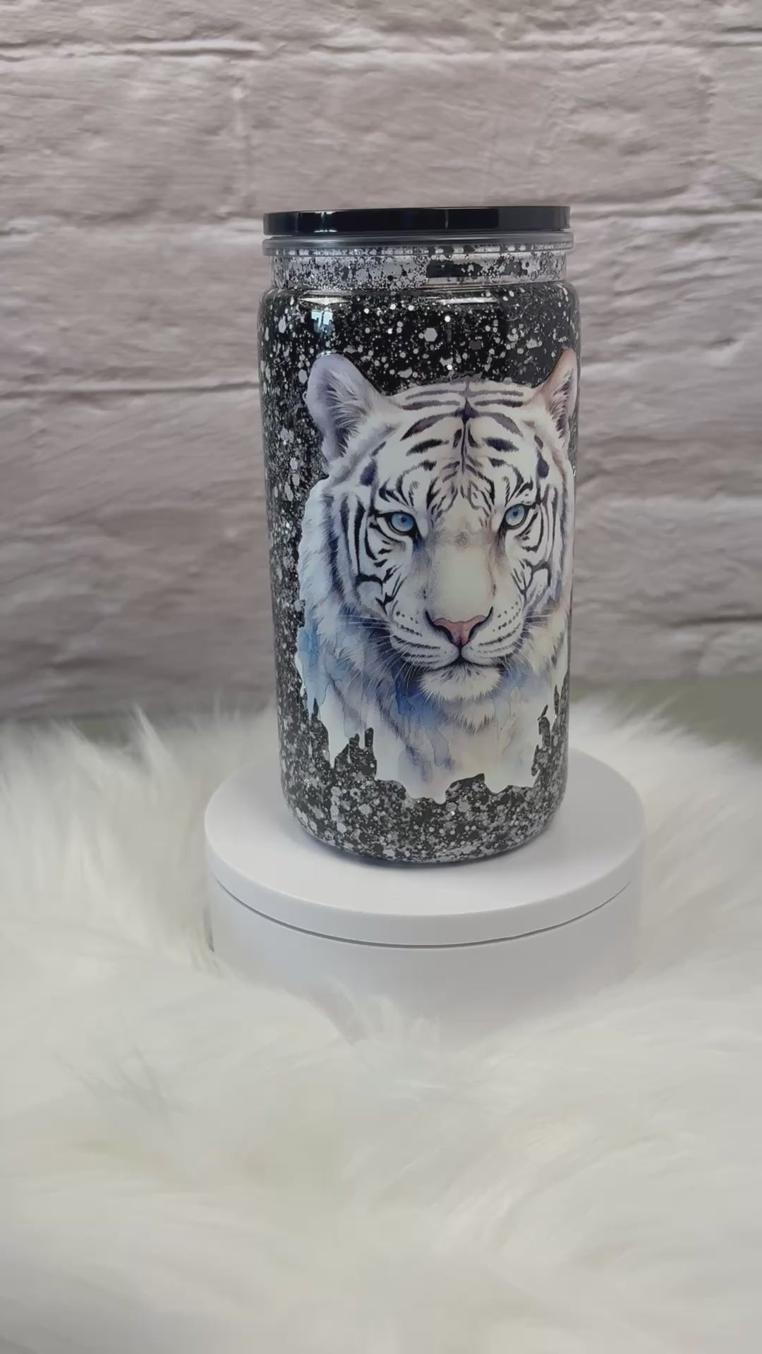 12oz Acrylic Snow Globe Fast Flow