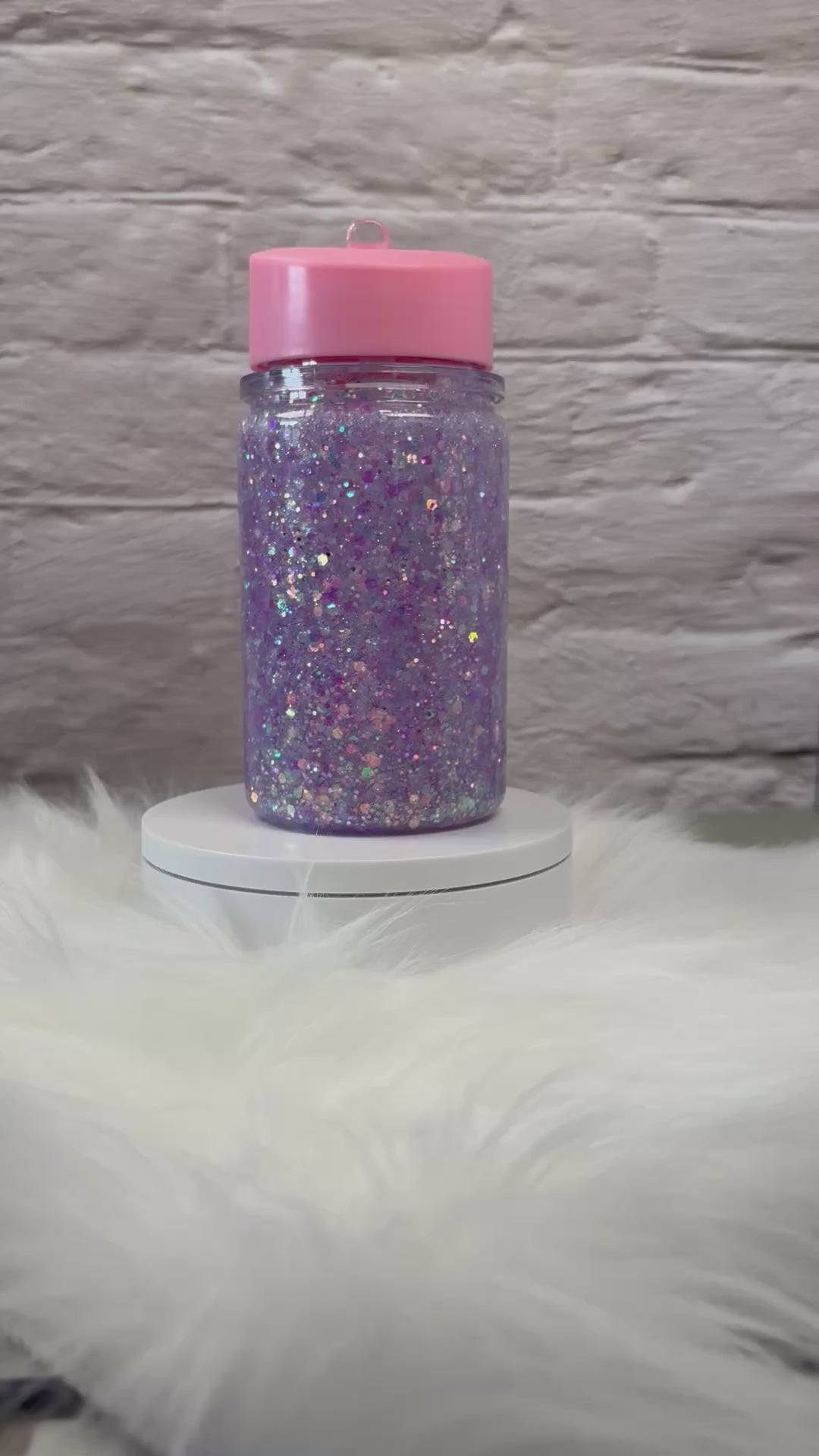 10oz Kids Acrylic Snow Globe Slow Flow