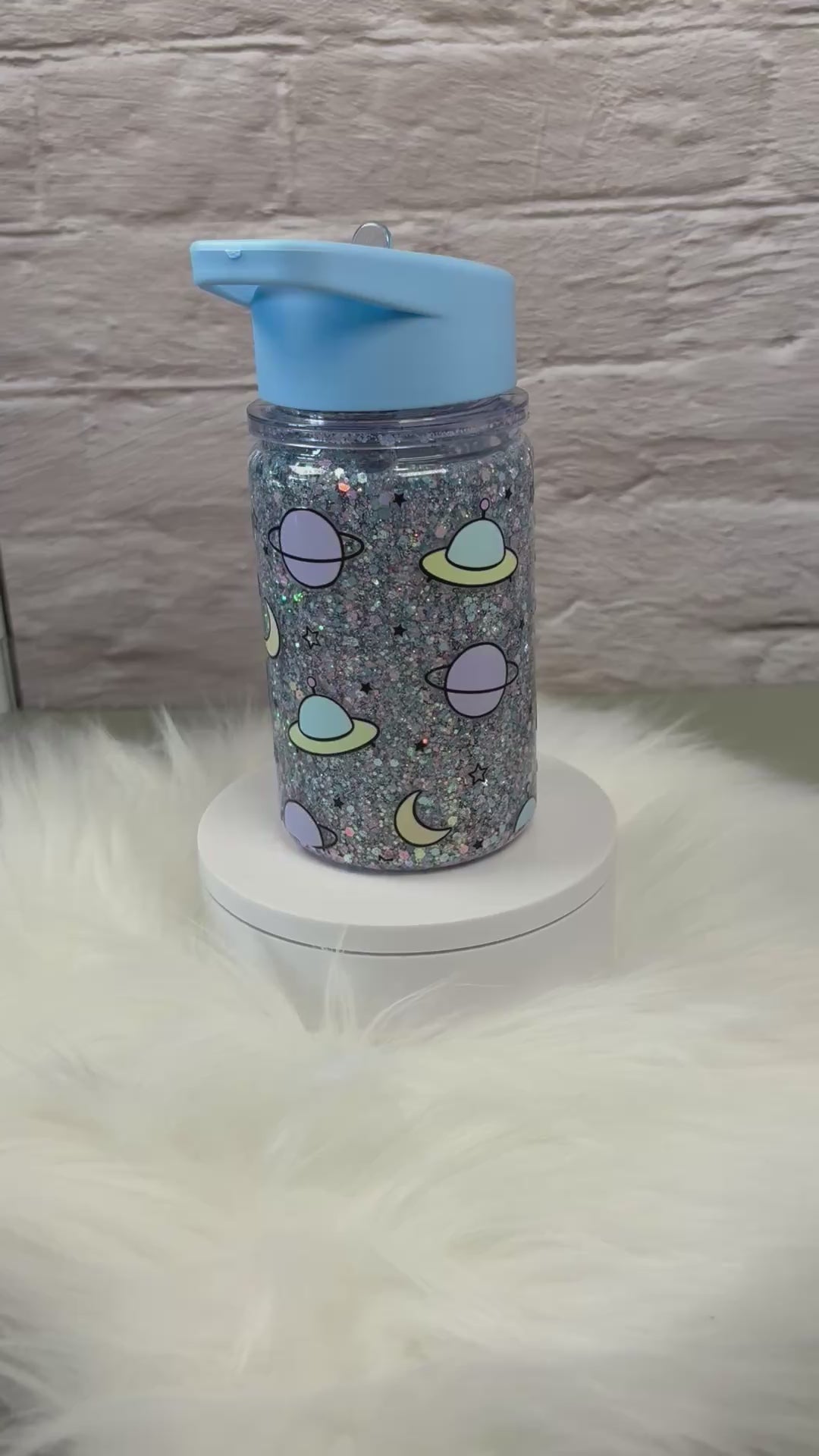 10oz Kids Acrylic Snow Globe Slow Flow