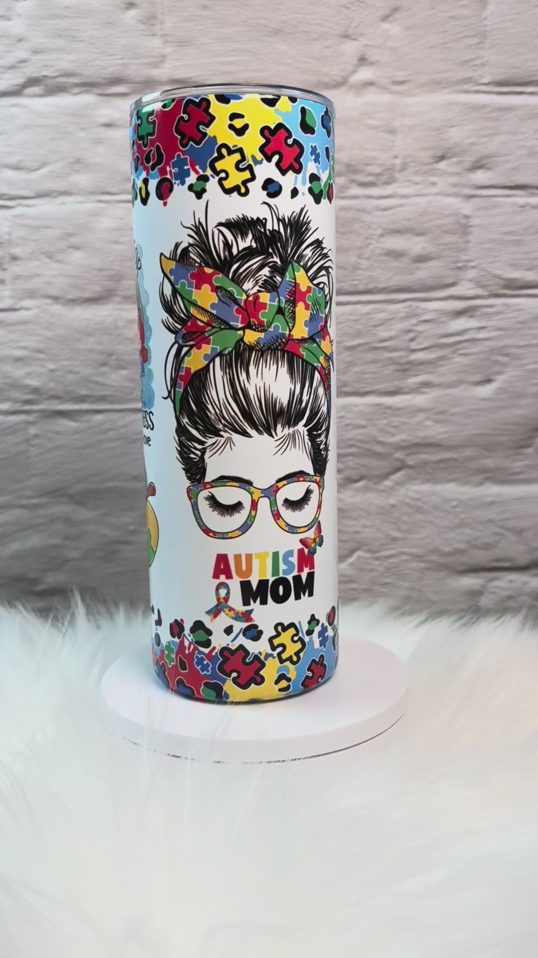 20oz Autism Mom
