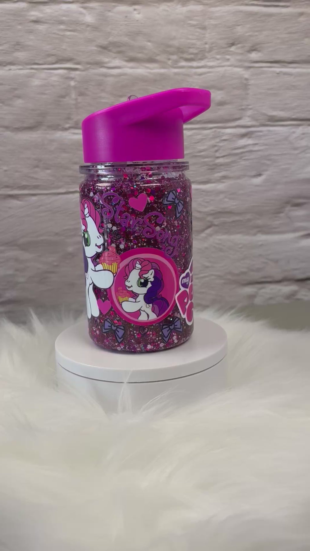 10oz Kids Acrylic Snow Globe Slow Flow